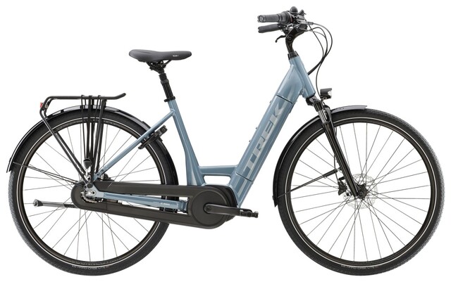 Trek District+ 3 Lowstep 500 Wh 1 versnellingen met Schijfrem met hydraulischebediening
